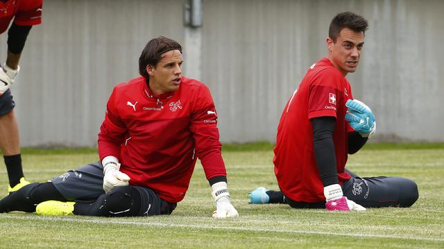 Le temps de l'attente est terminé pour Yann Sommer (au centre). [Arnd Wiegmann]