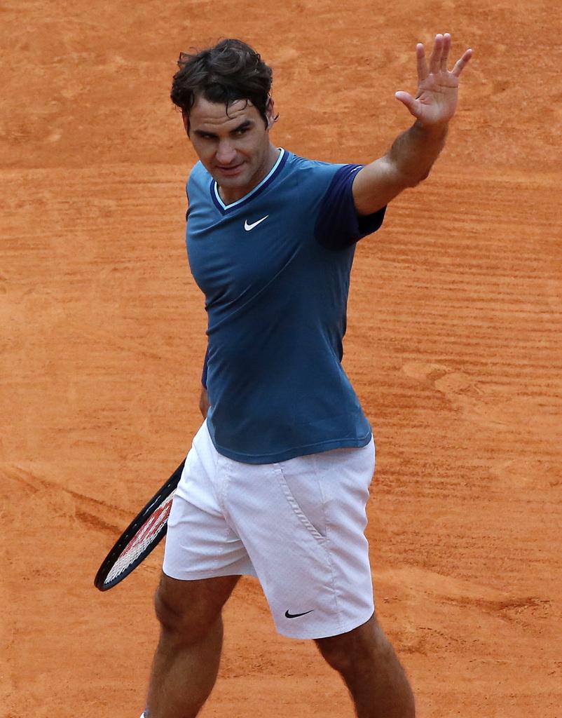 Le prochain rendez-vous tennistique de Federer sera à la Porte d'Auteuil dans deux semaines. [KEYSTONE - Michel Euler]