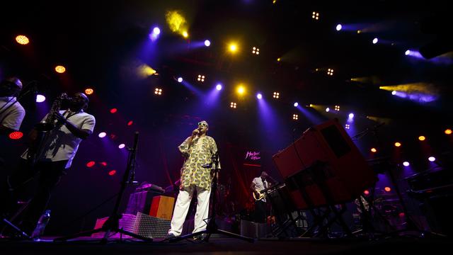 Stevie Wonder s'est produit à Montreux mercredi pour la première fois. [Keystone]