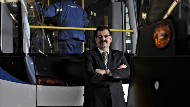 Stéphane Wettstein, directeur de Bombardier Suisse. [Dominic Favre]