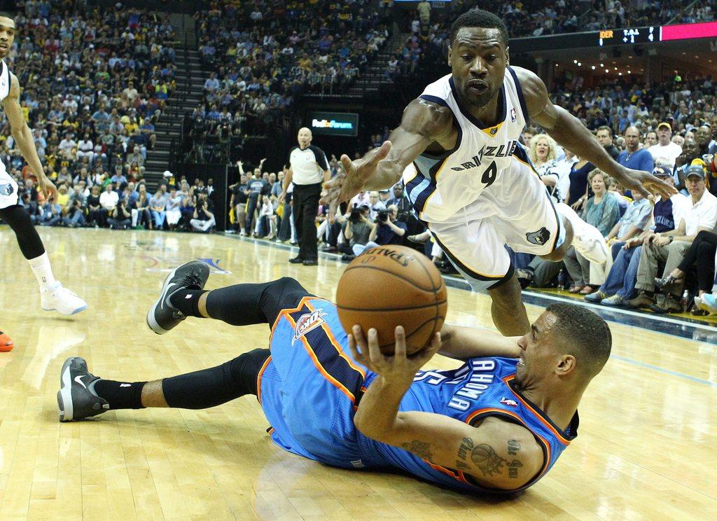 A l'image de Sefolosha, le Thunder parviendra-t-il à se relever de ce double revers? [KEYSTONE - Mike Brown]