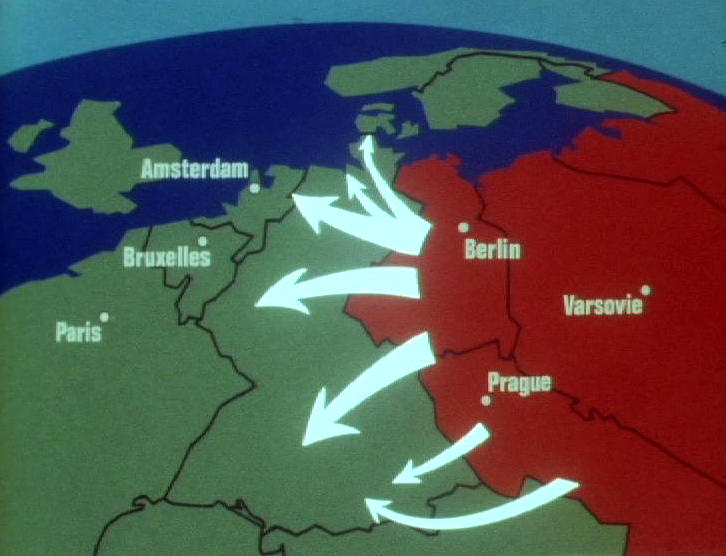Carte stratégie Pacte de Varsovie. [RTS]
