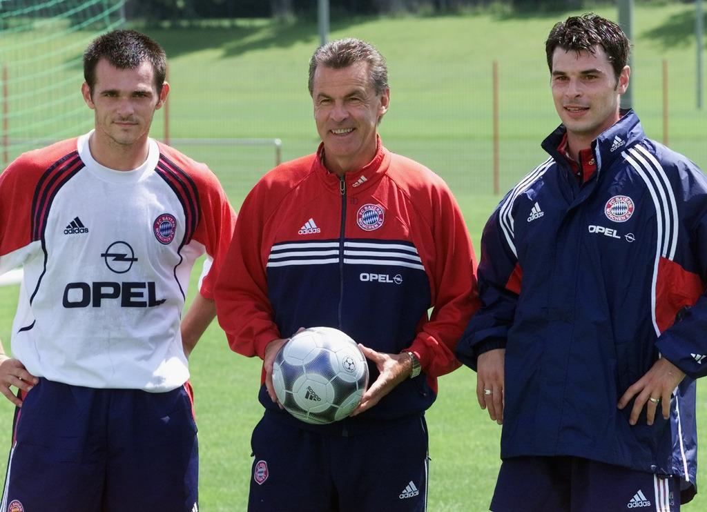 Sagnol avait rejoint le Bayern d'Hitzfeld en 2000. Il y restera jusqu'en 2008. [KEYSTONE - Diether Endlicher]
