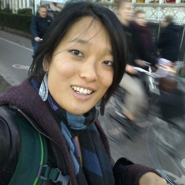 Le selfie de Sung-Shim Courier depuis Copenhague. [Sung-Shim Courier]