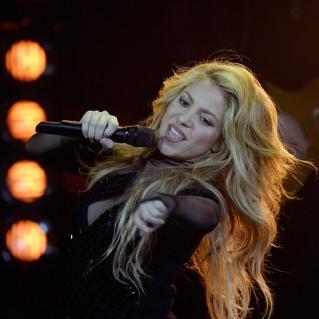 La colombienne Shakira avait interprété "Waka, waka", le tube de la dernière Coupe du monde, en Afrique du Sud. [AFP - JOHANNES EISELE]