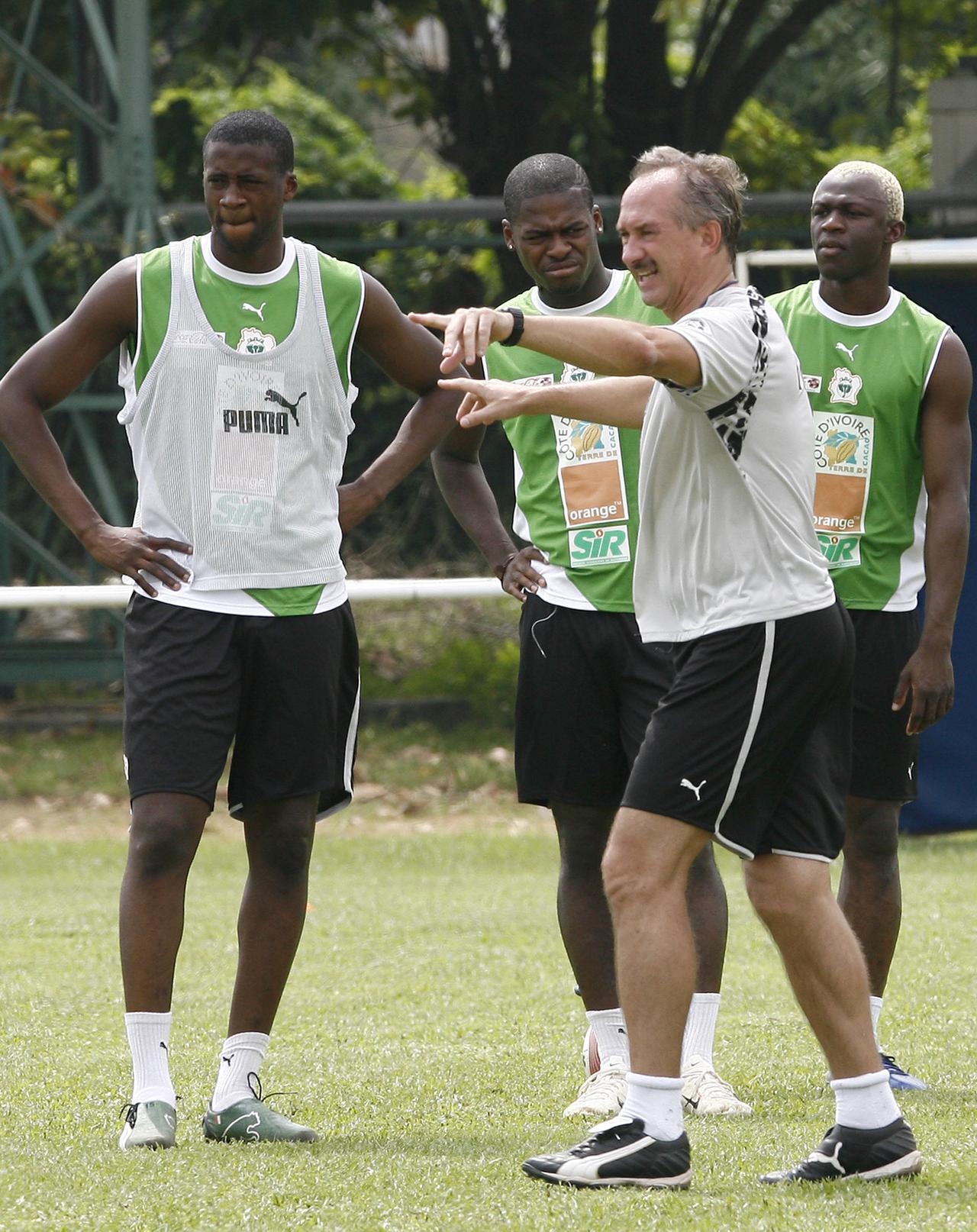 Stielike, ex-sélectionneur ivoirien, ne croît pas trop aux chances africaines. [AFP - Issouf Sanogo]