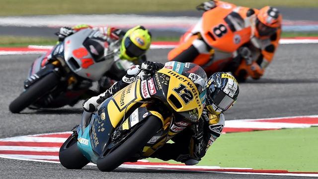 Parti en première ligne, Thomas Lüthi a finalement pris la 5e place à Misano. [ETTORE FERRARI]