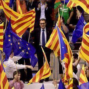 Une convocation pour un référendum sur l'indépendance de la Catalogne avait été lancé par Artur Mas [AFP PHOTO/ JOSEP LAGO]