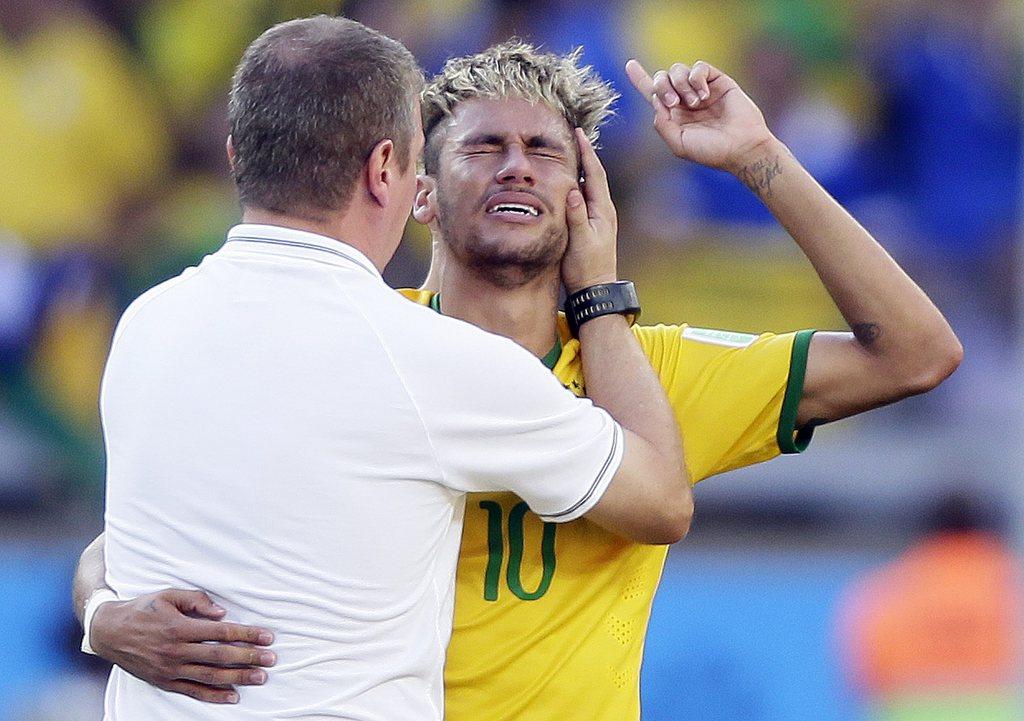Neymar le sait. Son Brésil est passé tout près de la sortie... [Dennis Sabangan]