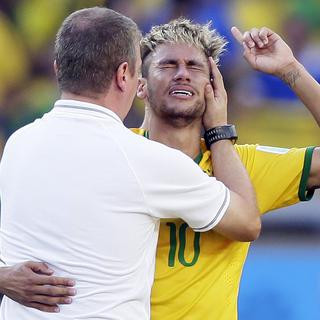 Neymar le sait. Son Brésil est passé tout près de la sortie... [Dennis Sabangan]