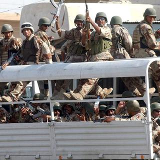 L'armée irakienne pourrait compter sur le soutien de l'Iran, notamment en matière d'équipements militaires. [EPA/Keystone - Ali Abbas]