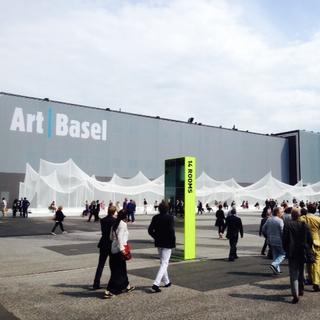 Art Basel se tient du 19 au 22 juin 2014. [RTS - Michel Masserey]