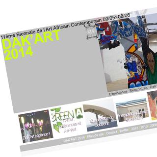 La 11 Biennale de l'art africain contemporaine de Dakar se déroule du 9 mai au 8 juin 2014. [http://biennaledakar.org/2014/]