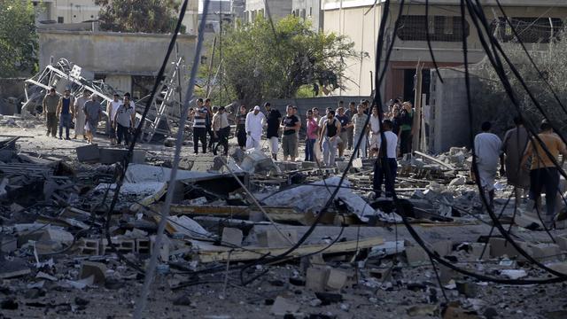 Les combats se sont poursuivis dans la bande de Gaza [AP Photo/Hatem Moussa]