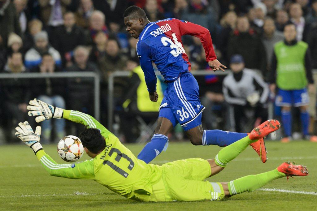 Breel Embolo a bénéficié d'une superbe occasion, détournée par Keylor Navas. [KEYSTONE - Laurent Gilliéron]