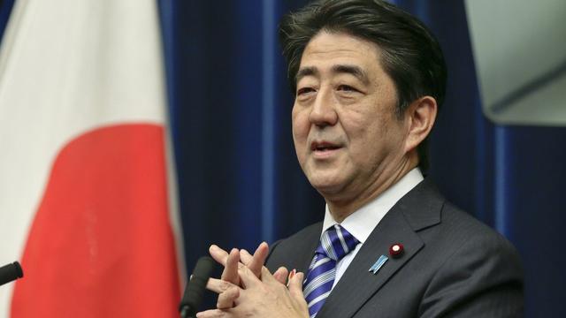 Shinzo Abe, Premier ministre du Japon. [EPA/Keystone - Kimimasa Mayama]