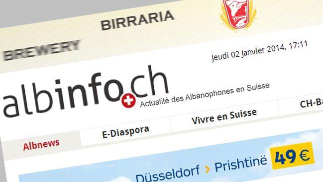 Le site Albinfo.ch