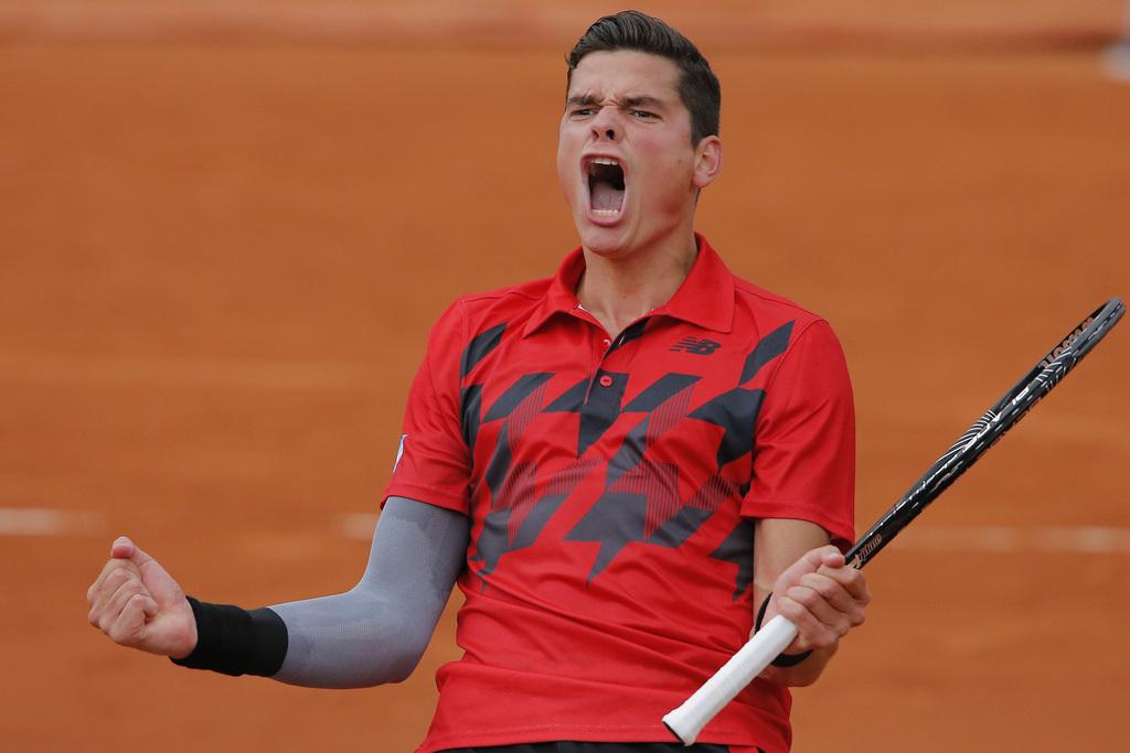 Milos Raonic a signé un exploit historique. [KEYSTONE - Michel Spingler]