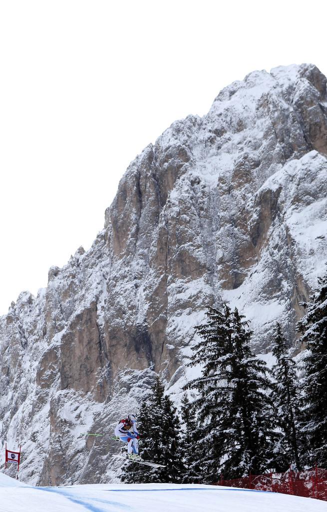 Zurbriggen se plaît décidément bien dans les Dolomites. [KEYSTONE - Marco Trovati]