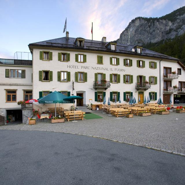 Il Fuorn, l'unique hôtel du Parc national suisse dans les Grisons. [Gaetan Bally]