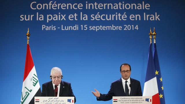 François Hollande a ouvert la conférence sur la paix et la sécurité en Irak [AP Photo/Christian Hartmann/, Pool]