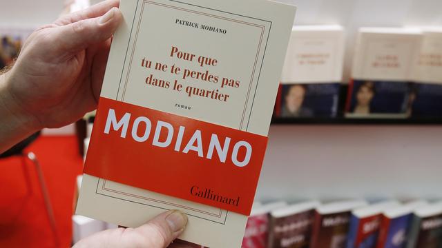 Patrick Modiano, prix Nobel de littérature 2014. [AP Photo/Michael Probst]