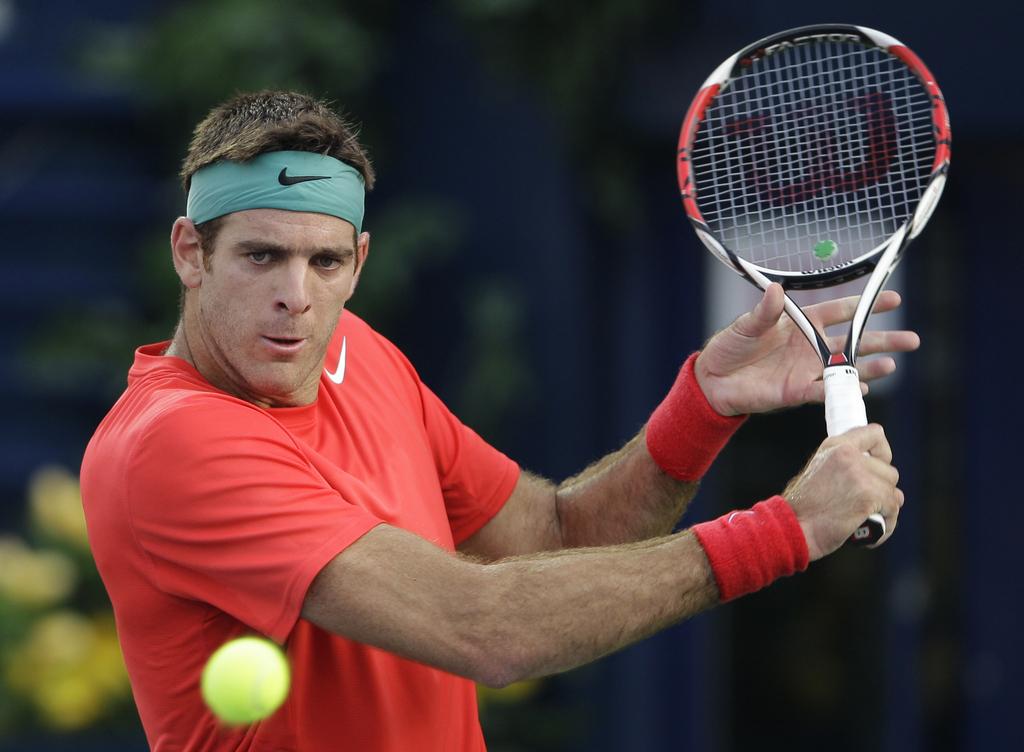 Del Potro est à nouveau stoppé dans sa carrière. [KEYSTONE - Kamran Jebreili]