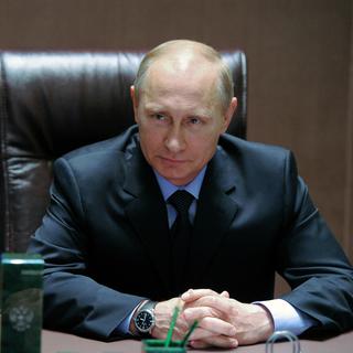 Vladimir Poutine a accepté de soutenir la feuille de route pour une désescalade en Ukraine. [AP Photo/RIA-Novosti, Mikhail Klimentyev, Presidential Press Service]
