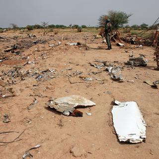 Le site du crash de l'avion d'Air Algérie a été restitué à l'armée malienne car les opérations de recherche y sont terminées. [AFP - Sébastien Rieussec]