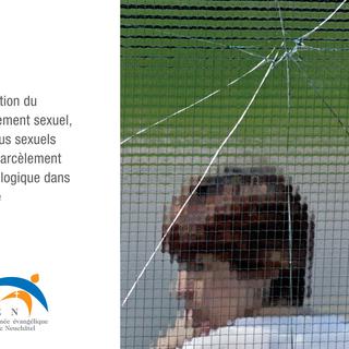 Couverture de la brochure de prévention du harcèlement sexuel de l'Eglise réformée évangélique du canton de Neuchâtel. [eren.ch]