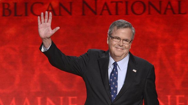 Jeb Bush, premier candidat républicain à la présidentielle américaine de 2016. [Keystone - EPA/Shawn Thew]