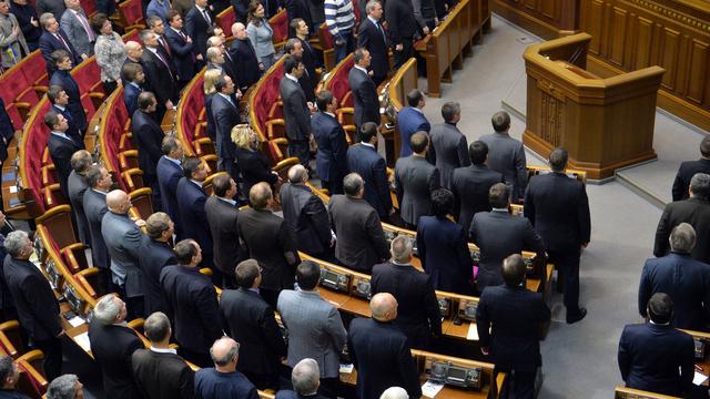 L'issue de la crise est entre les mains du parlement ukrainien. [Sergueï Supinsky]