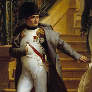 Napoléon 1er au Palais-Royal en 1807 (détail de la peinture de Merry Joseph Blondel). [Photo Josse/Leemage]