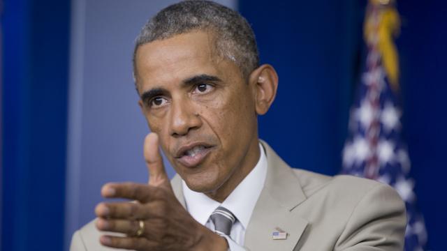 Barack Obama a évoqué les dossiers internationaux lors de sa conférence de presse jeudi. [AP Photo/Manuel Balce Ceneta)]