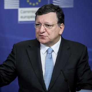 Des voix dont celle du président de la commission européenne José Manuel Barroso réclament des mesures ciblées contre les responsables des violences en Ukraine. [EPA/Keystone - Olivier Hoslet]