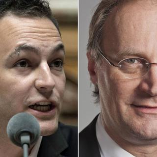 Mathias Reynard et Yves Nidegger, deux "routards" du Parlement...