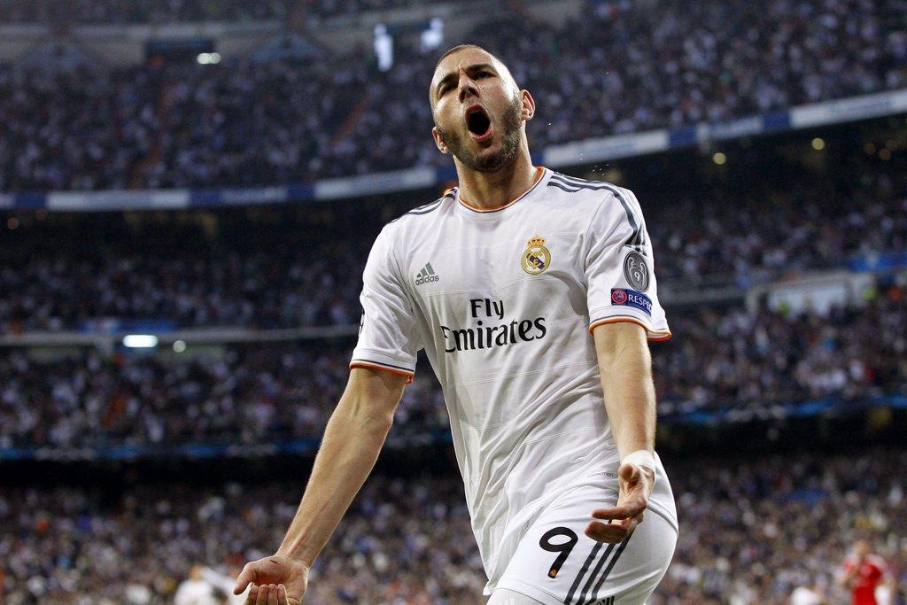 Buteur à l'aller, Benzema sera associé à Ronaldo et Bale mardi soir. [KEYSTONE - Javier Izon]