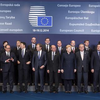 Sommet européen express à Bruxelles. [key - AP Photo/Geert Vanden Wijngaert]