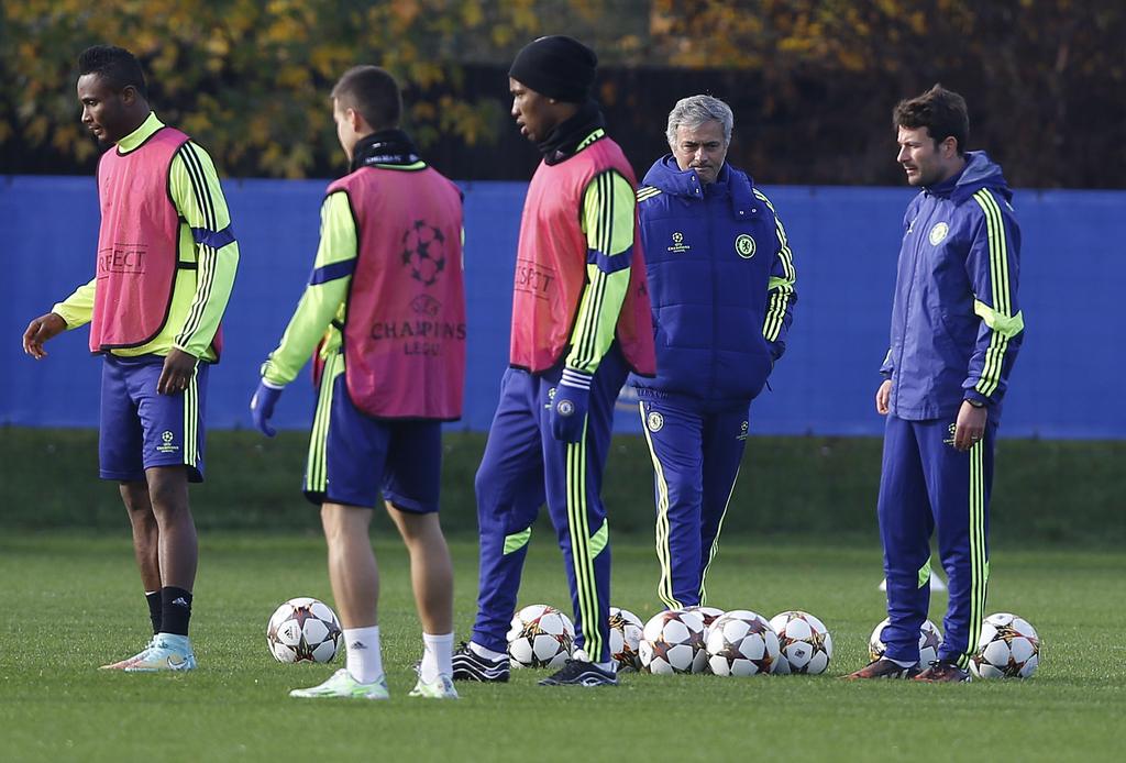 Pour Mourinho comme Di Matteo, les retrouvailles qui comptent sont celles avec les 8es. [KEYSTONE - Kirsty Wigglesworth]