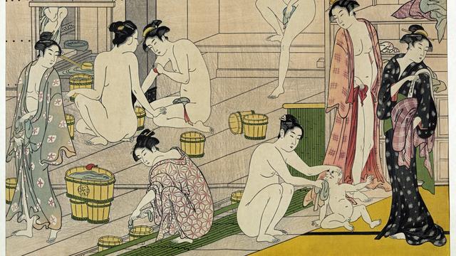 Kiyonaga bain des femmes, 2009. [Wikimedia commons.]
