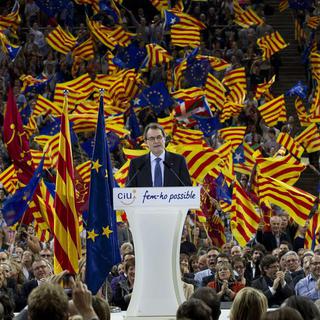 Le président du gouvernement régional de la Catalogne Artur Mas veut organiser un référendum sur l'indépendance. [Alejandro Garcia]