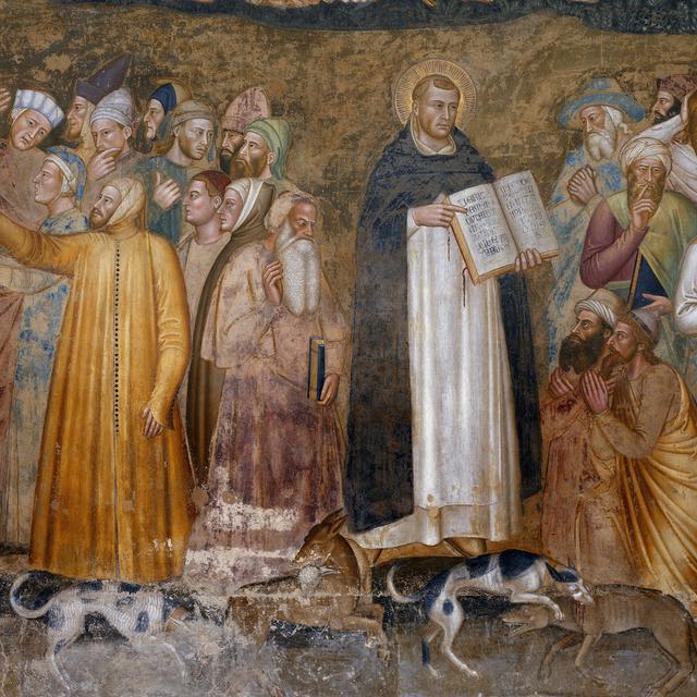 "Le triomphe de l'église militante", fresque d'Andrea da Firenze, Eglise Santa Maria Novella, Florence. [Luisa Ricciarini]