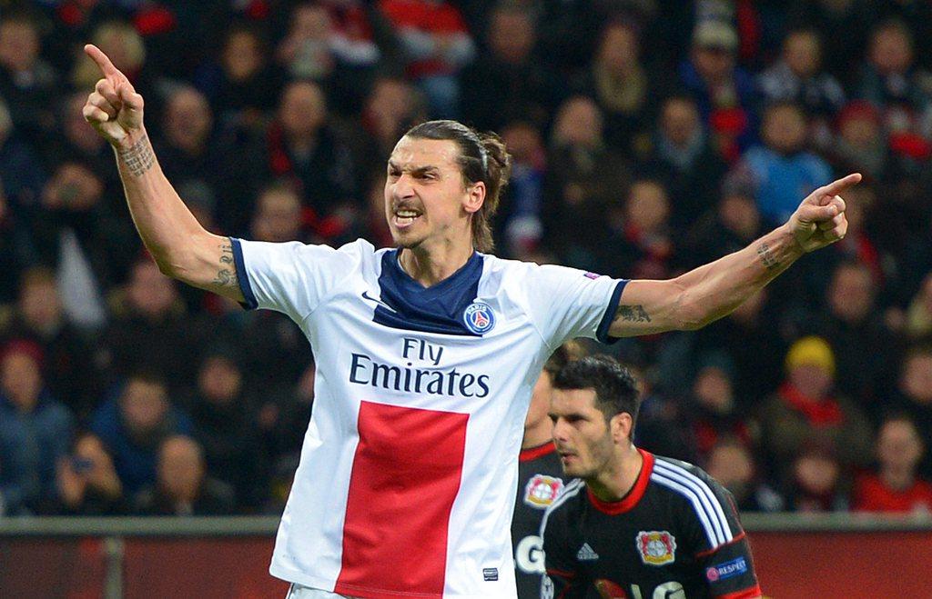 Cette saison, Zlatan a déjà inscrit 10 buts en Ligue des champions. [Federico Gambarini]