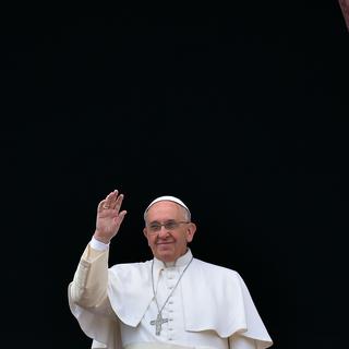 Le pape François a donné son deuxième message "urbi et orbi" de Noël. [AFP - Alberto Pizzoli]