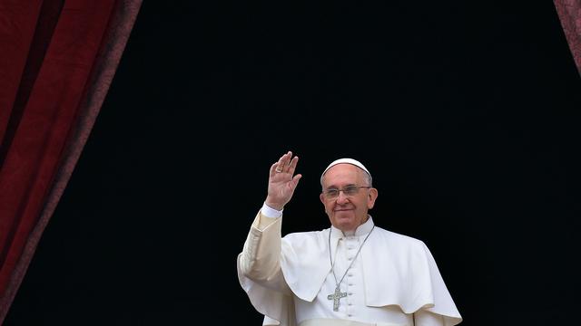 Le pape François a donné son deuxième message "urbi et orbi" de Noël. [AFP - Alberto Pizzoli]