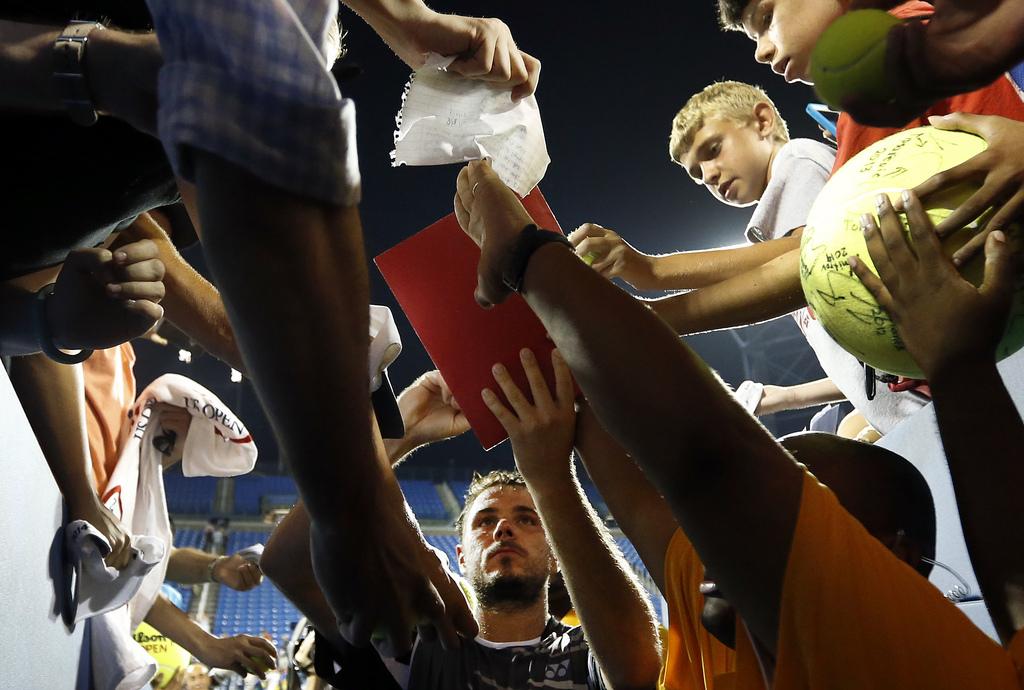 En 2014, Wawrinka est véritablement passé dans la cour des "grands". [KEYSTONE - Jason DeCrow]