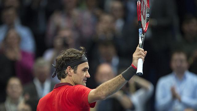 Federer a dû se faire violence pour passer "l'obstacle Istomin". [Georgios Kefalas]