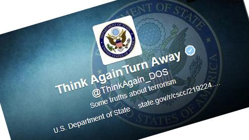 Le compte twitter "Think Again Turn Away".