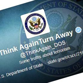 Le compte twitter "Think Again Turn Away".