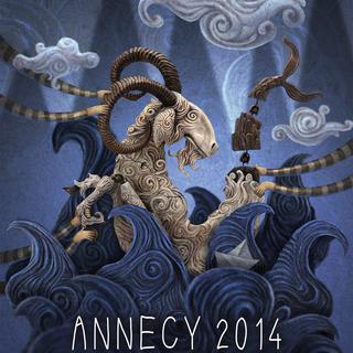 L'affiche du Festival international du film d'animation d'Annecy 2014. [www.annecy.org]
